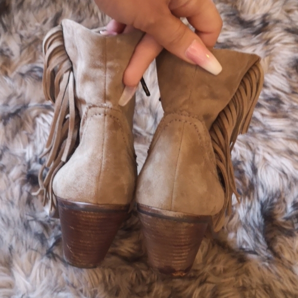 Sam Edelman Louie Fringe Ankle Booties - Picture 5 of 6